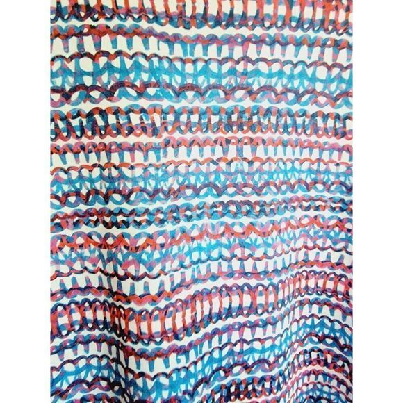 Reel Legends 4X Red White Blue V- Neck Shirt Top Reel-Tec Performance SS - Picture 3 of 5